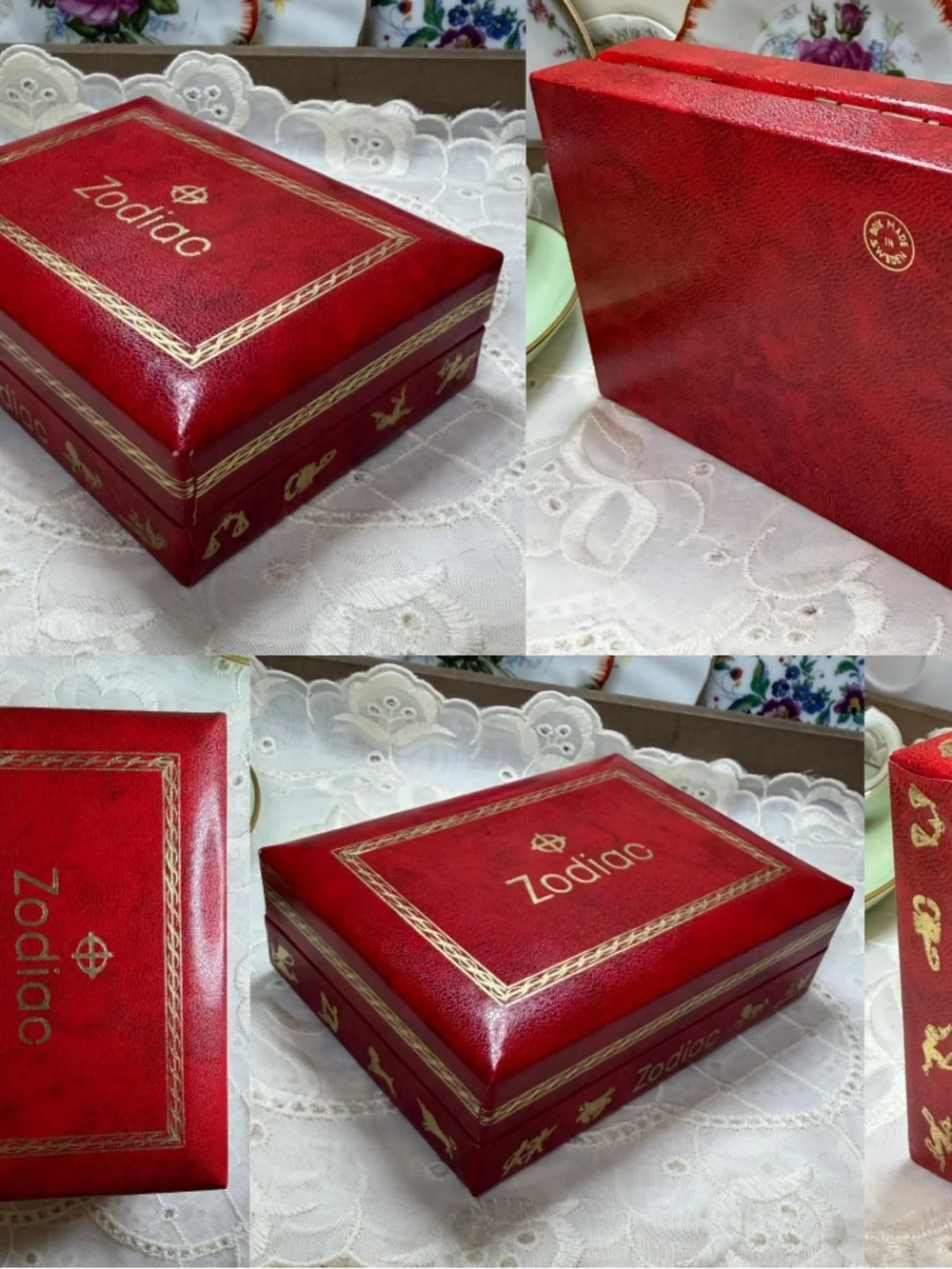 1950’s Vintage Zodiac Watch 10k RGP with Presentation Box & Tags! FULL Gift Set!